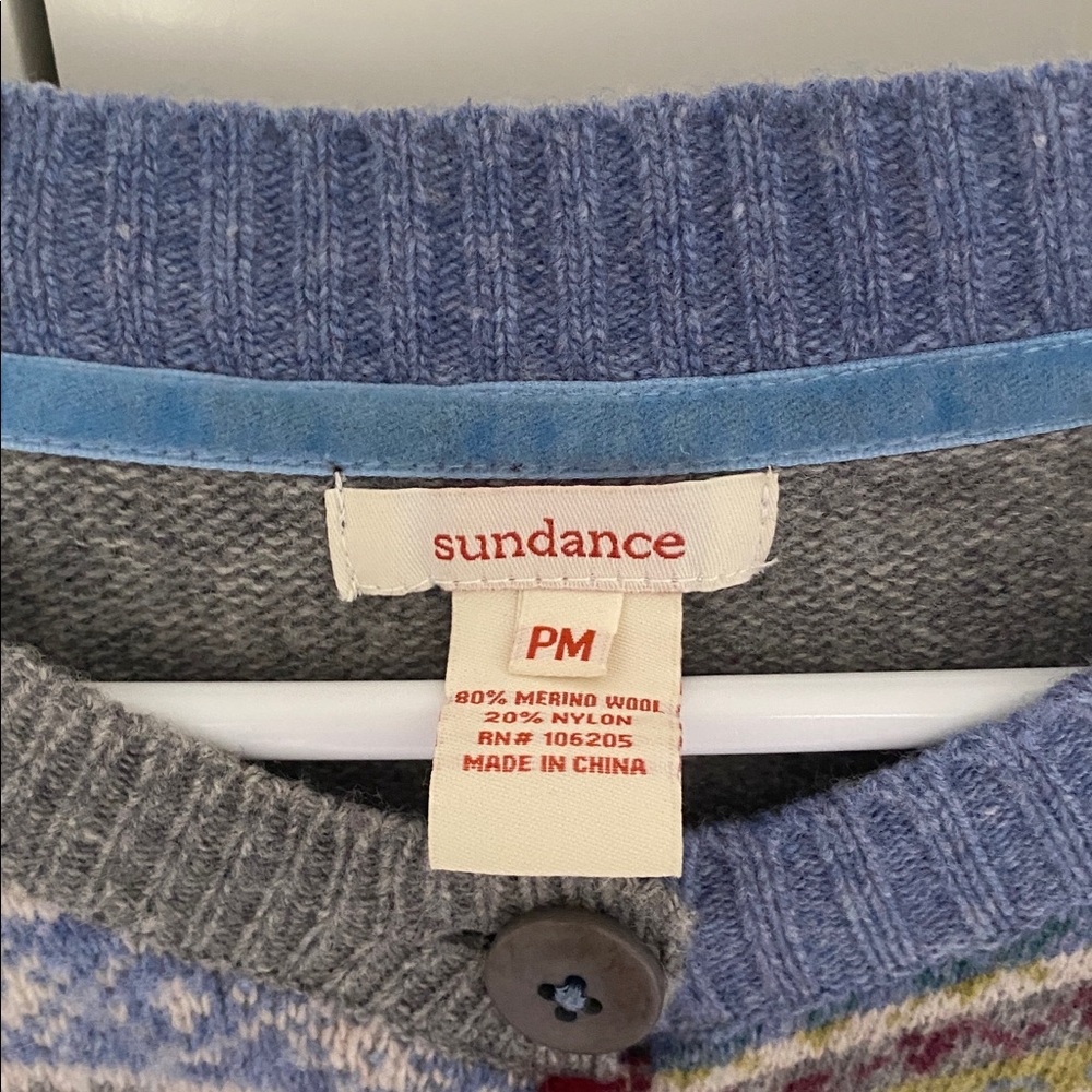 Sundance Multicolor Patchwork Cardigan - image 3